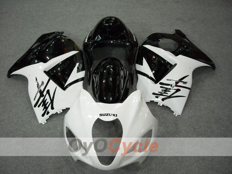 Injection Fairing kit for 99-07 GSXR1300 Hayabusa - White, Black - Factory Style #OYO87902882