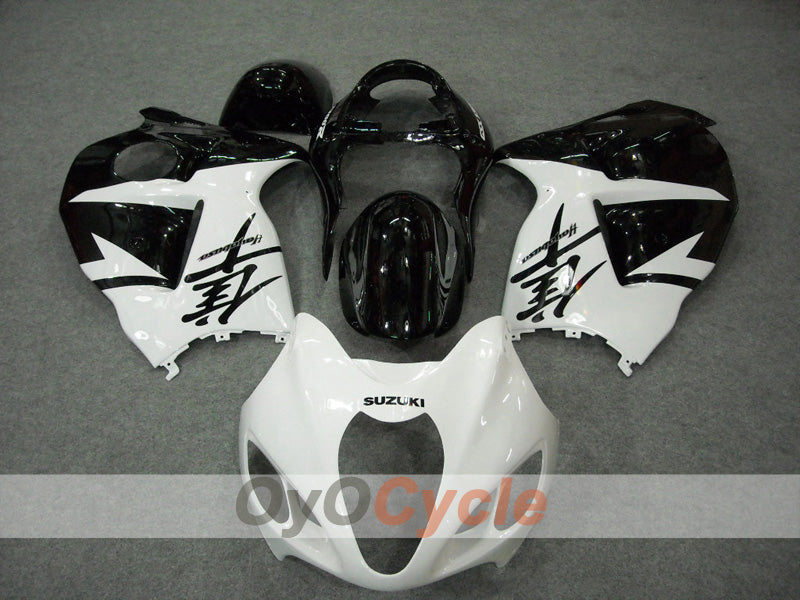 Injection Fairing kit for 99-07 GSXR1300 Hayabusa - White, Black - Factory Style #OYO87902882