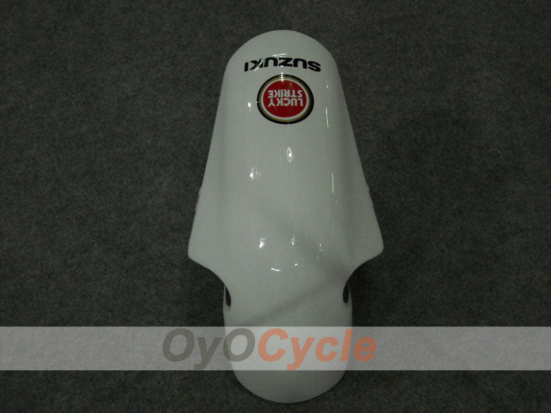 Injection Fairing kit for 01-03 GSX R600 - Red, White - Lucky Strike #OYO87901053