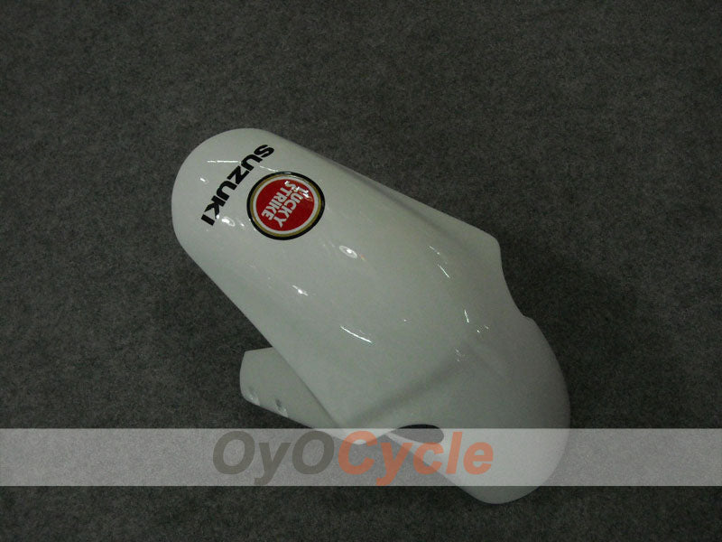 Injection Fairing kit for 01-03 GSX R600 - Red, White - Lucky Strike #OYO87901053