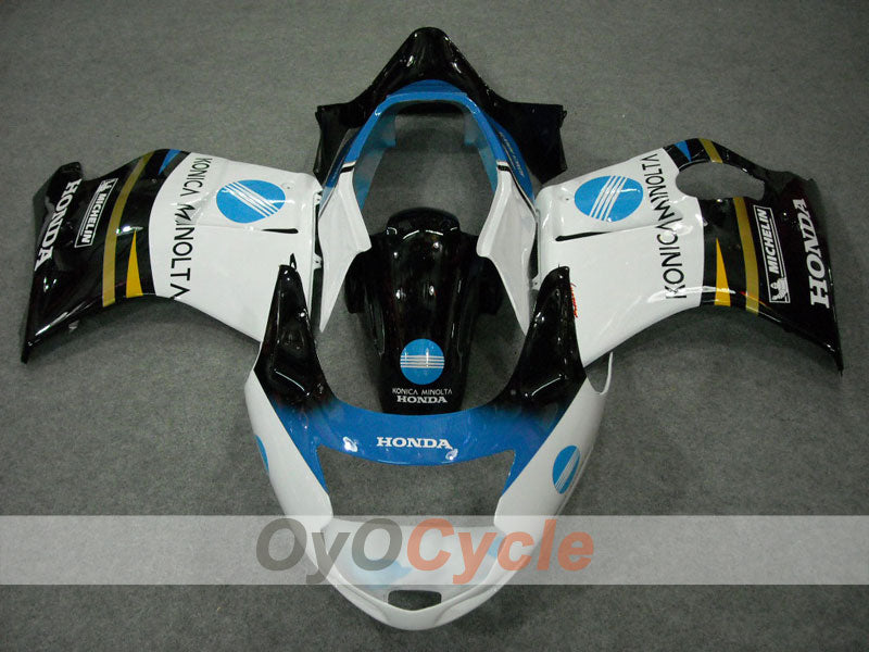 Injection Fairing kit for 96-07 CBR1100XX - White, Black - Konica Minolta, MICHELIN #OYO87902840 Secondary image