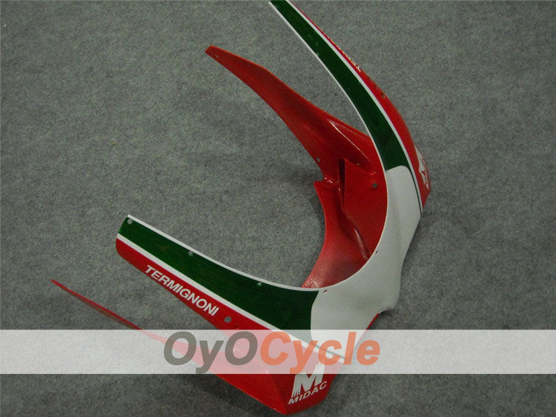 Injection Fairing kit for 02-04 Ducati 998 - Red, White - INFO STRADA #OYO87902295