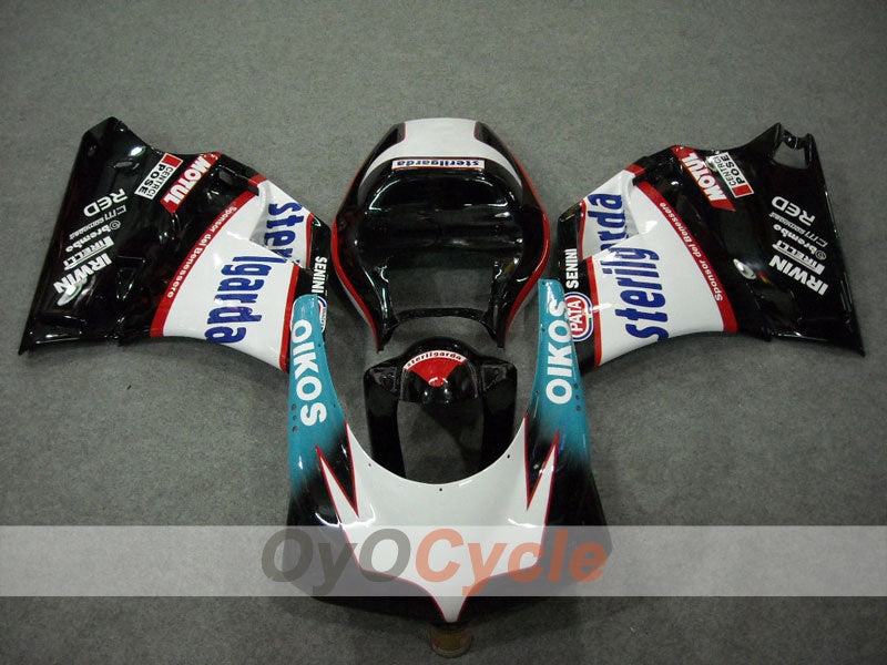Injection Fairing kit for 94-02 Ducati 748 - White, Black - Sterilgarda #OYO87902077 Secondary image
