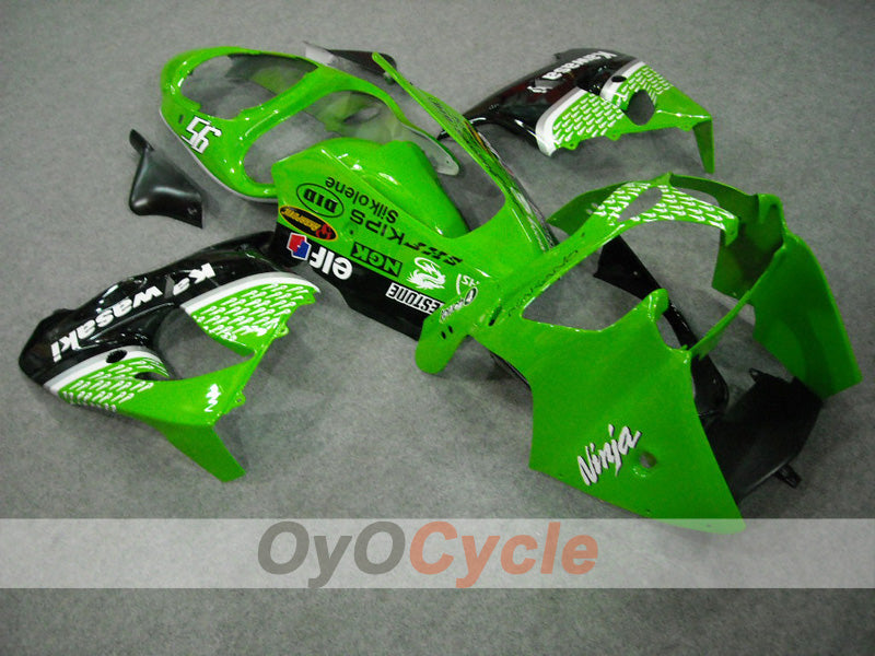 Fairing kit for 00-01 NINJA ZX-9R - Green, Black - Nakano #OYO87903033 Main image