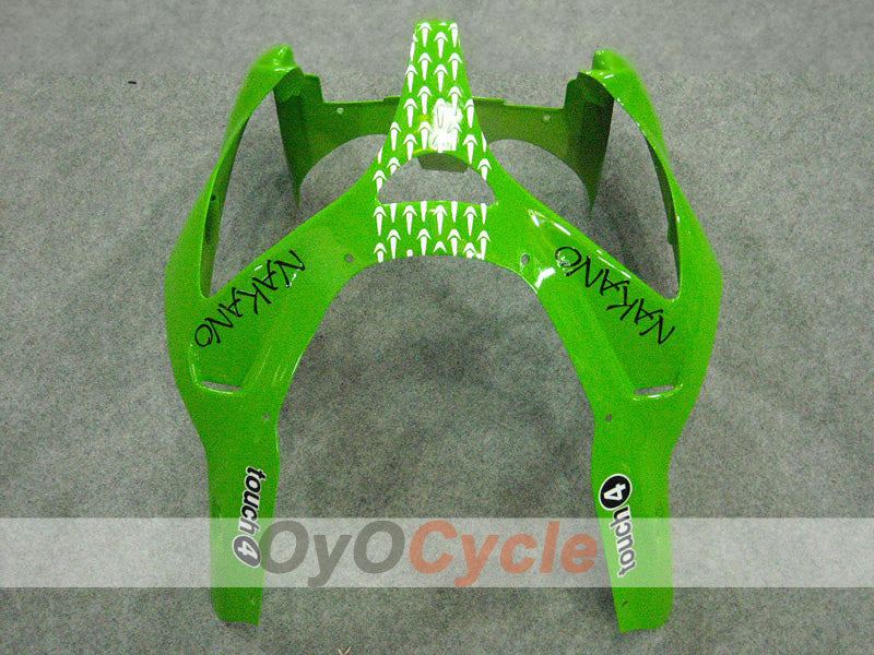 Fairing kit for 00-01 NINJA ZX-9R - Green, Black - Nakano #OYO87903033