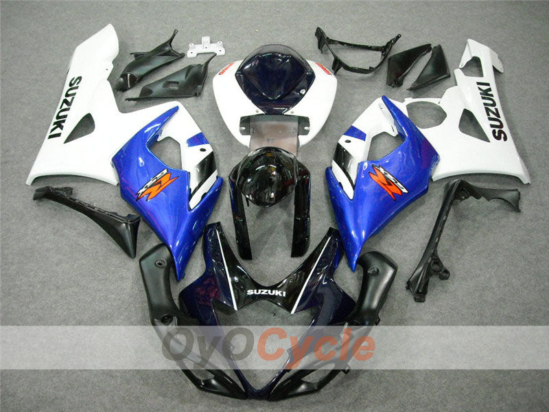Injection Fairing kit for 05-06 GSX R1000 - White, Black - Factory Style #OYO87901988