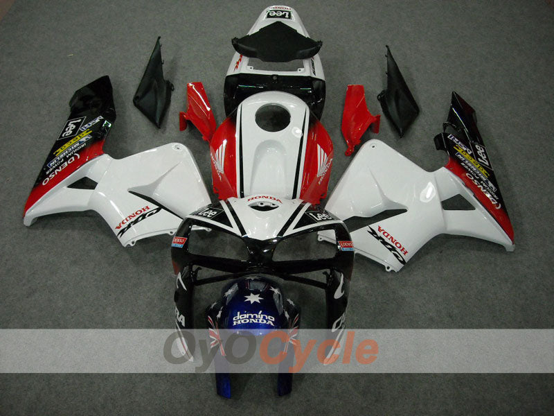 Injection Fairing kit for 05-06 CBR600RR - White, Black - Lee, MICHELIN #OYO87900263 Main image
