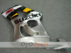 Injection Fairing kit for 04-05 GSXR600 - Yellow, Silver - Factory Style #OYO87901209