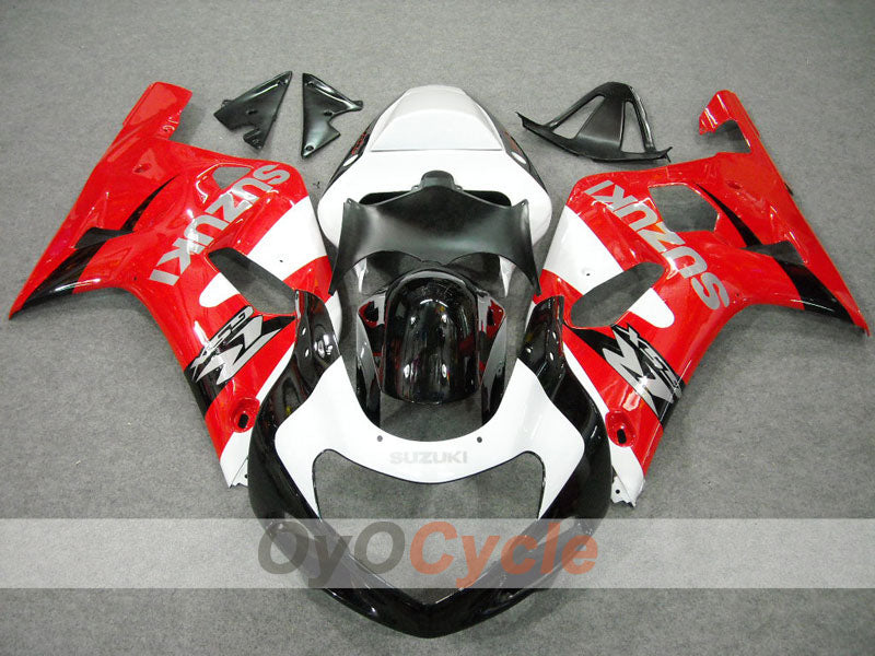 Injection Fairing kit for 01-03 GSX R600 - Red, Black - Factory Style #OYO87901075 Secondary image