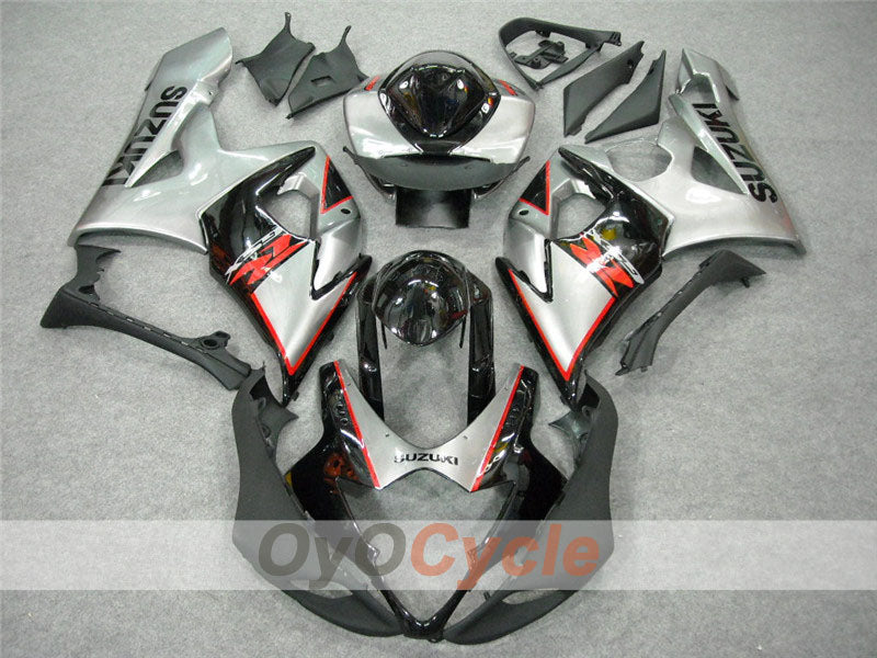 Injection Fairing kit for 05-06 GSX R1000 - Black, Silver - Factory Style #OYO87901994