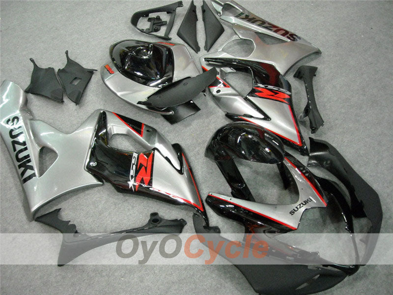 Injection Fairing kit for 05-06 GSX R1000 - Black, Silver - Factory Style #OYO87901994