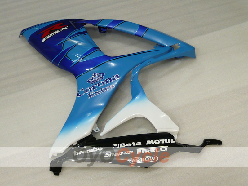 Injection Fairing kit for 06-07 GSX R750 - Blue, White - Corona #OYO87901153