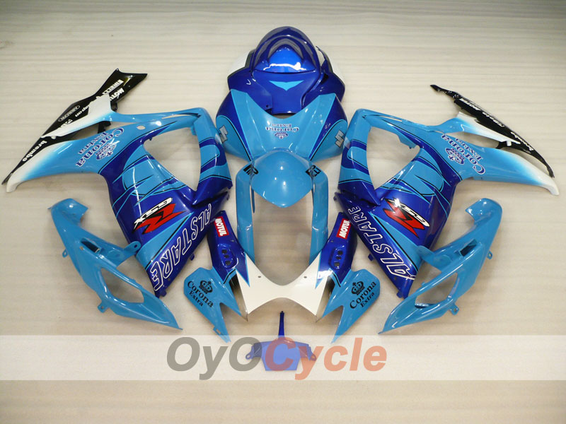 Injection Fairing kit for 06-07 GSX R600 - Blue, Black - Corona, MOTUL #OYO87901427 Secondary image