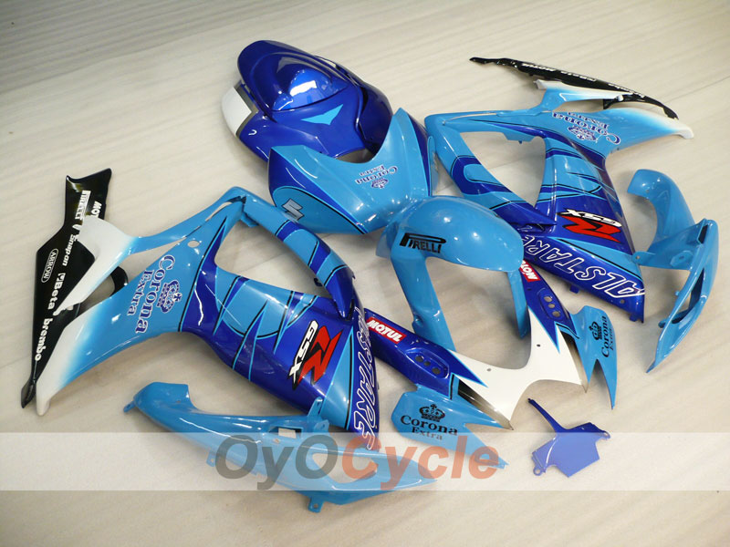 Injection Fairing kit for 06-07 GSX R750 - Blue, White - Corona #OYO87901153 Secondary image