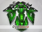 Injection Fairing kit for 12-25 NINJA ZX-14R - Green - Flame #OYO87914624