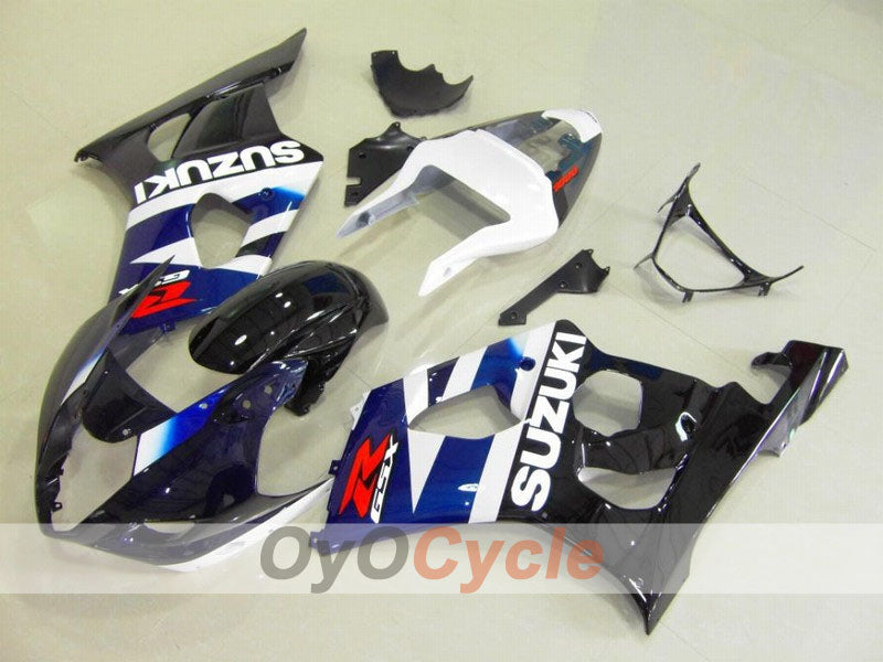 Injection Fairing kit for 03-04 GSX R1000 - Blue, Black - Factory Style #OYO87901898 Main image