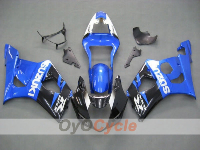Injection Fairing kit for 03-04 GSX R1000 - Blue, Black - Factory Style #OYO87901900 Main image