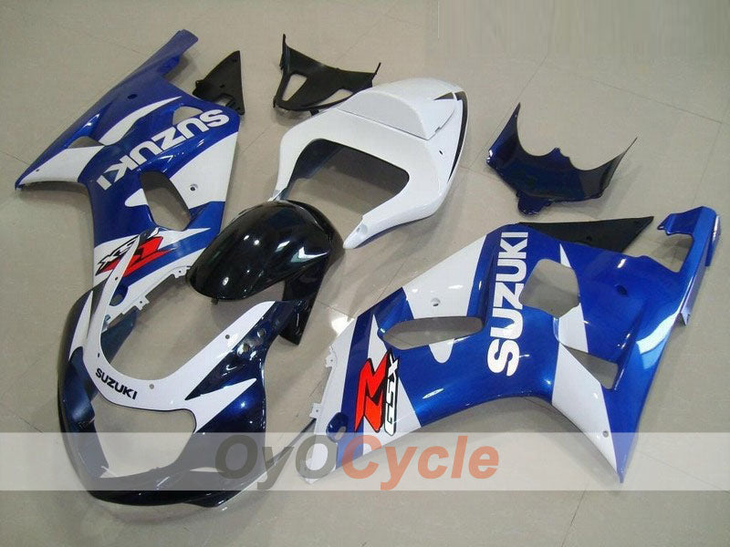 Injection Fairing kit for 00-03 GSX R750 - Blue, White - Factory Style #OYO87901095