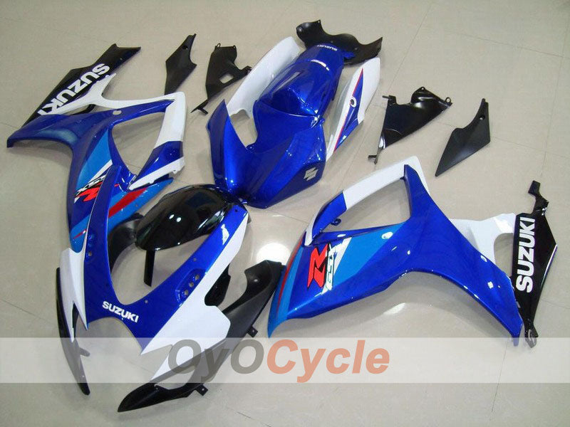 Injection Fairing kit for 06-07 GSX R750 - Blue, White - Factory Style #OYO87901324