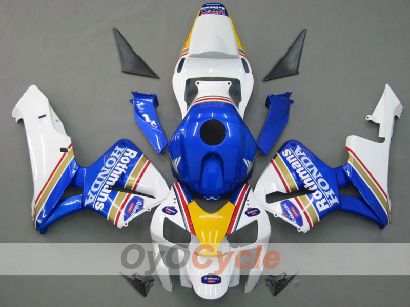 Injection Fairing kit for 03-04 CBR600RR - Blue, White - Rothmans #OYO87902554