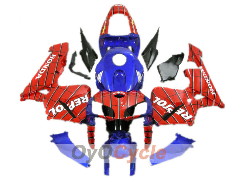 Injection Fairing kit for 05-06 CBR600RR - Red, Blue - Repsol #OYO87900328 Main image
