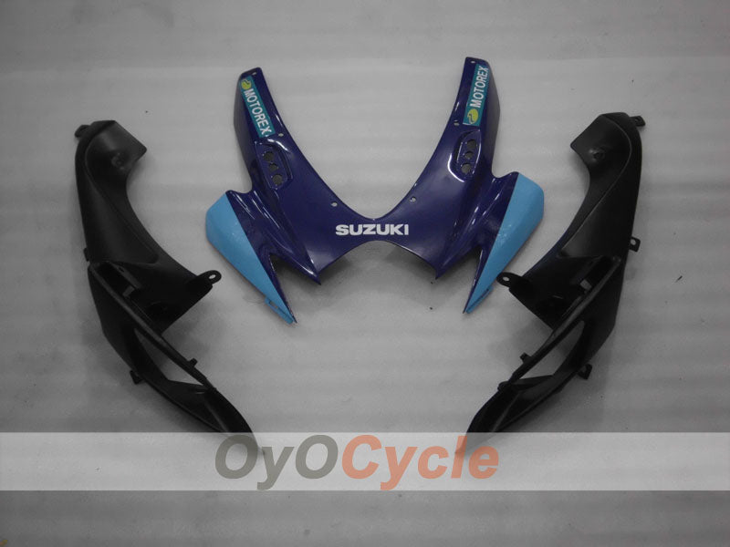 Injection Fairing kit for 06-07 GSX R600 - Blue, Black - DUNLOP #OYO87901466