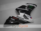 Injection Fairing kit for 03-04 NINJA ZX-6R - White, Black - Monster #OYO87901810