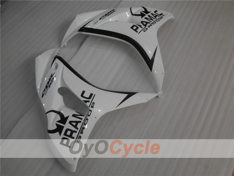 Injection Fairing kit for 06-07 CBR1000RR - White, Black - PRAMAC #OYO87900635