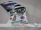 Injection Fairing kit for 00-03 GSX R750 - White, Black - MOTOREX #OYO87905136