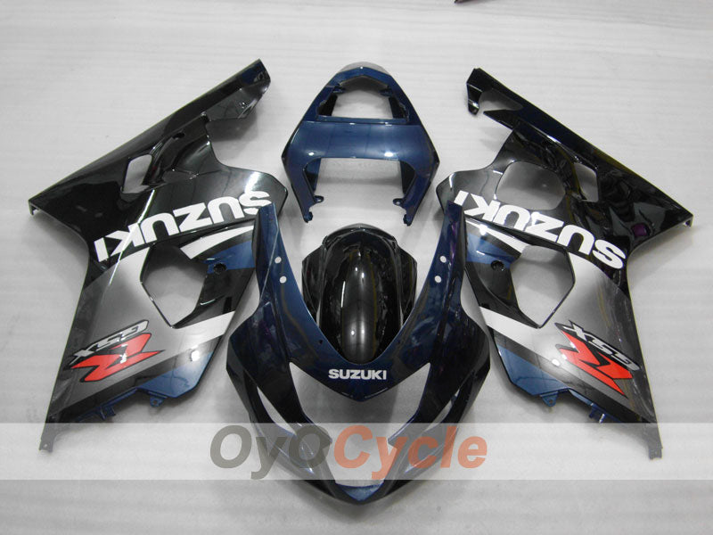 Injection Fairing kit for 04-05 GSXR600 - Black, Grey - Factory Style #OYO87901210