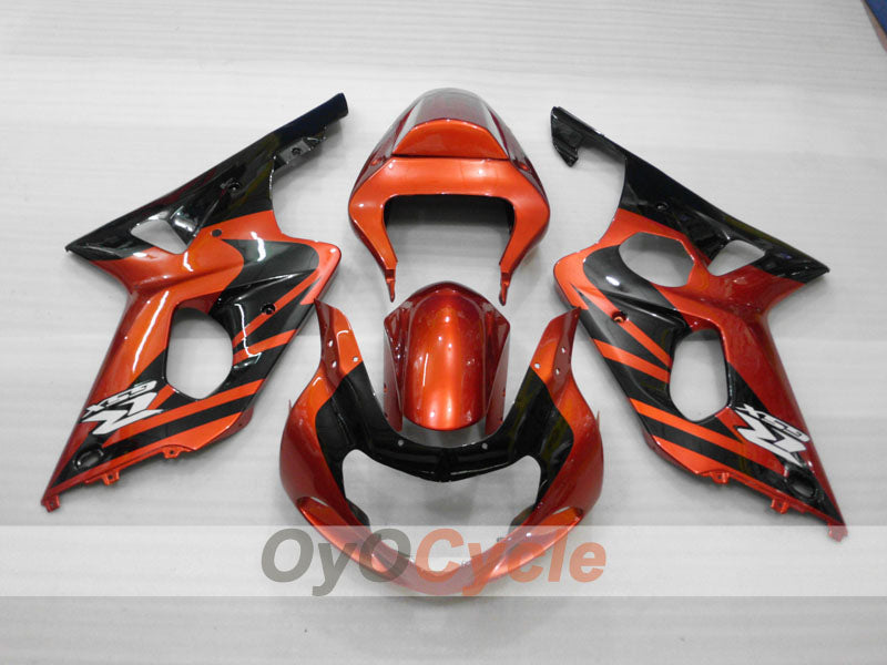 Injection Fairing kit for 01-03 GSX R600 - Orange, Black - Factory Style #OYO87905121 Secondary image