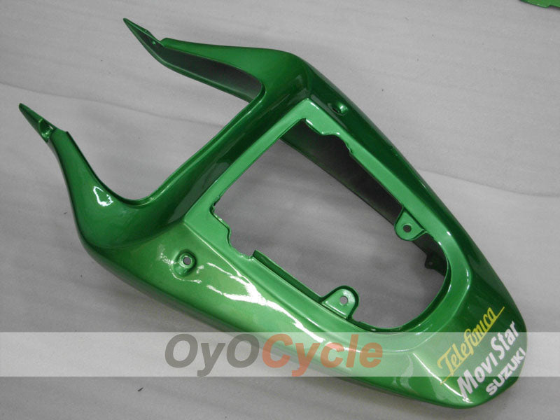 Injection Fairing kit for 00-03 GSX R750 - Green - MOTUL #OYO87905143