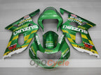 Injection Fairing kit for 01-03 GSX R600 - Green - Movistar #OYO87905088