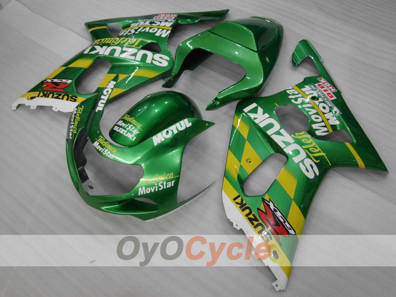 Injection Fairing kit for 00-02 GSX R1000 - Green - MOTUL #OYO87905189 Secondary image