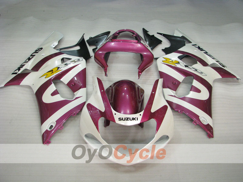 Injection Fairing kit for 00-02 GSX R1000 - Purple, White - Factory Style #OYO87905209 Secondary image
