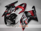 Injection Fairing kit for 01-03 GSX R600 - Red, Black - Factory Style #OYO87901069