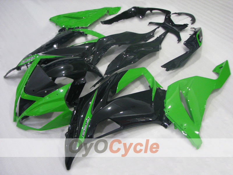 Injection Fairing kit for 13-18 NINJA ZX-6R - Green, Black - Factory Style #OYO87903158