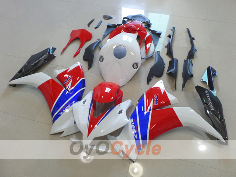 Injection Fairing kit for 12-16 CBR1000RR - Red, White - Factory Style #OYO87903321