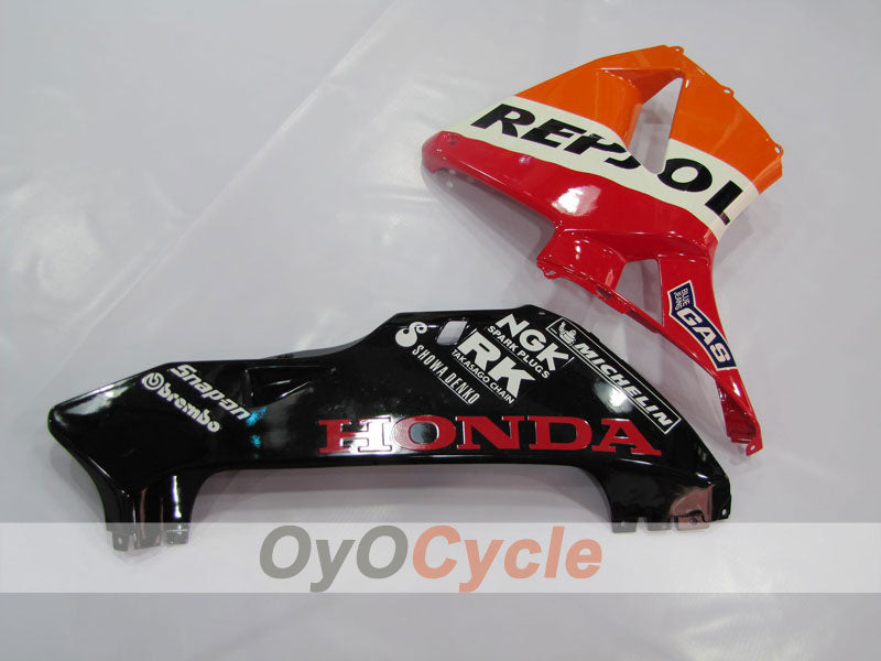 Injection Fairing kit for 03-04 CBR600RR - Orange, Black - Repsol #OYO87902573