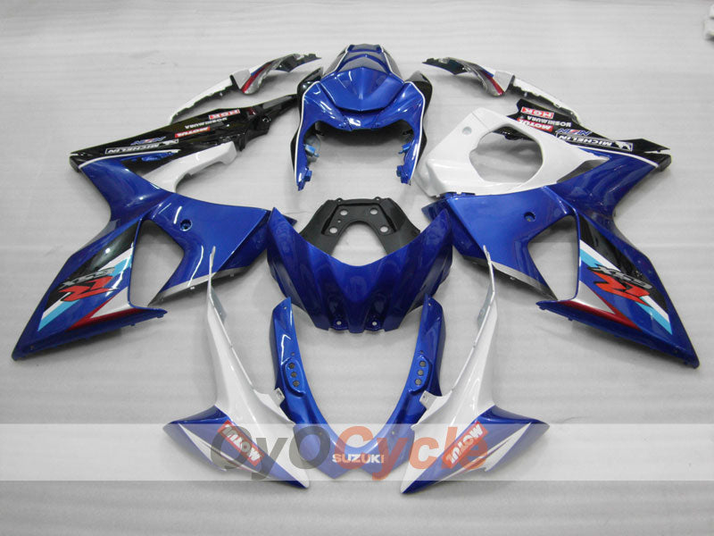 Injection Fairing kit for 09-16 GSX R1000 - Blue, White - Factory Style, MOTUL #OYO87902868 Secondary image