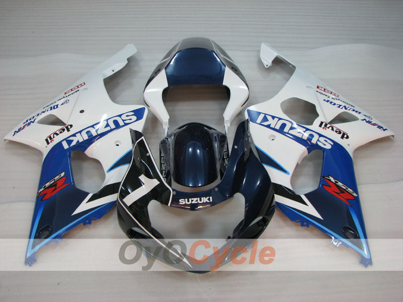 Injection Fairing kit for 01-03 GSX R600 - Blue, White - Factory Style #OYO87905091 Secondary image
