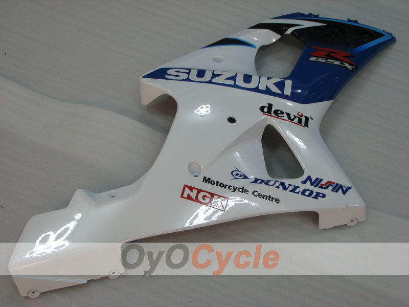 Injection Fairing kit for 01-03 GSX R600 - Blue, White - Factory Style #OYO87905091