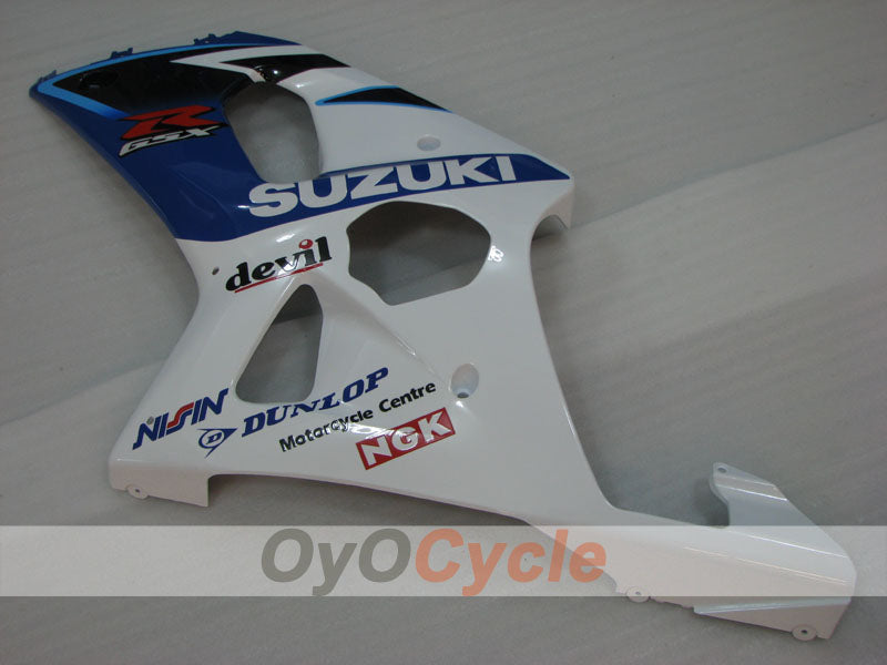 Injection Fairing kit for 01-03 GSX R600 - Blue, White - Factory Style #OYO87905091
