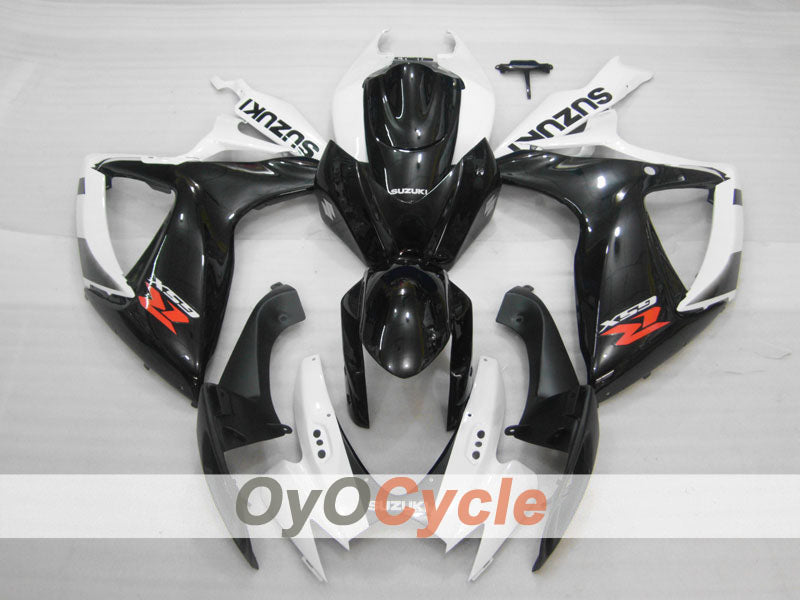Injection Fairing kit for 06-07 GSX R600 - White, Black - Factory Style #OYO87901527