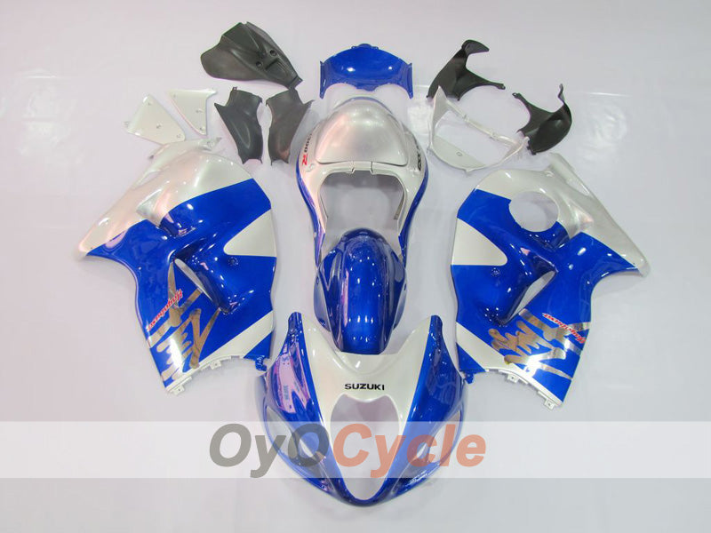 Injection Fairing kit for 99-07 GSXR1300 Hayabusa - Blue, Silver - Factory Style #OYO87902887 Main image