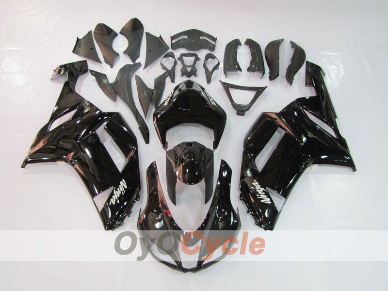 Injection Fairing kit for 07-08 NINJA ZX-6R - Black - Factory Style #OYO87901910 Main image
