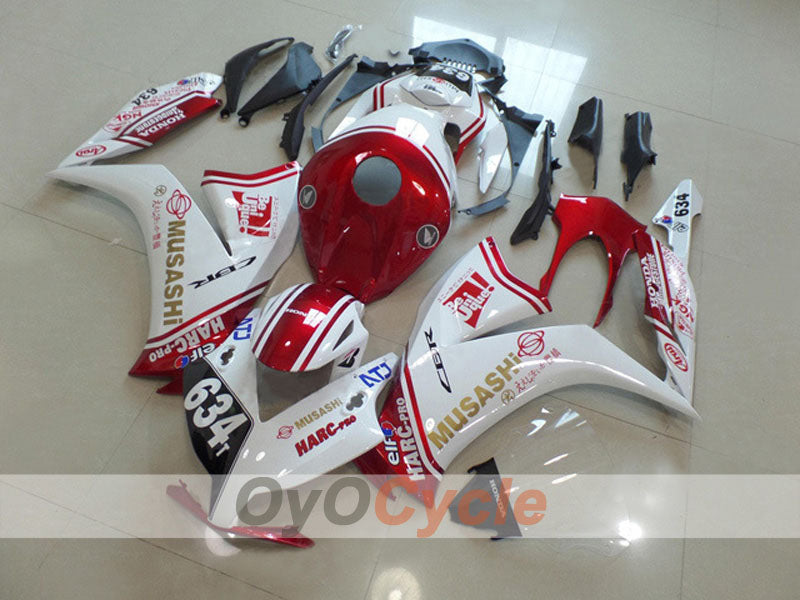 Injection Fairing kit for 12-16 CBR1000RR - Red, White - Factory Style #OYO87903324 Main image
