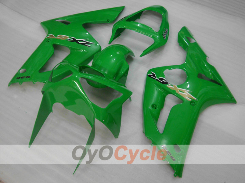 Injection Fairing kit for 03-04 NINJA ZX-6R - Green - Factory Style #OYO87901771