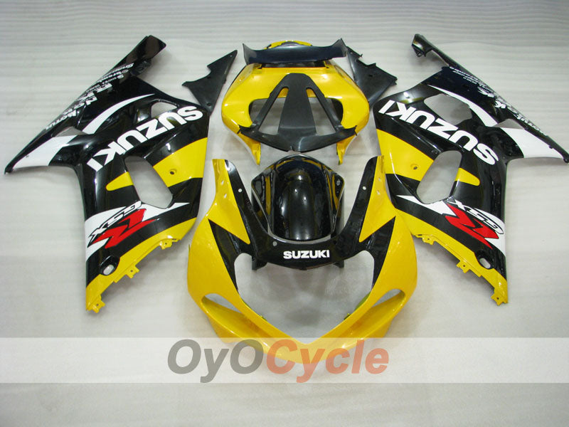 Injection Fairing kit for 01-03 GSX R600 - Yellow, Black - MOTUL #OYO87905106 Secondary image