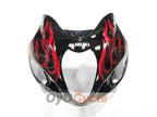 Injection Fairing kit for 99-07 GSXR1300 Hayabusa - Red, Black - Flame #OYO87902656